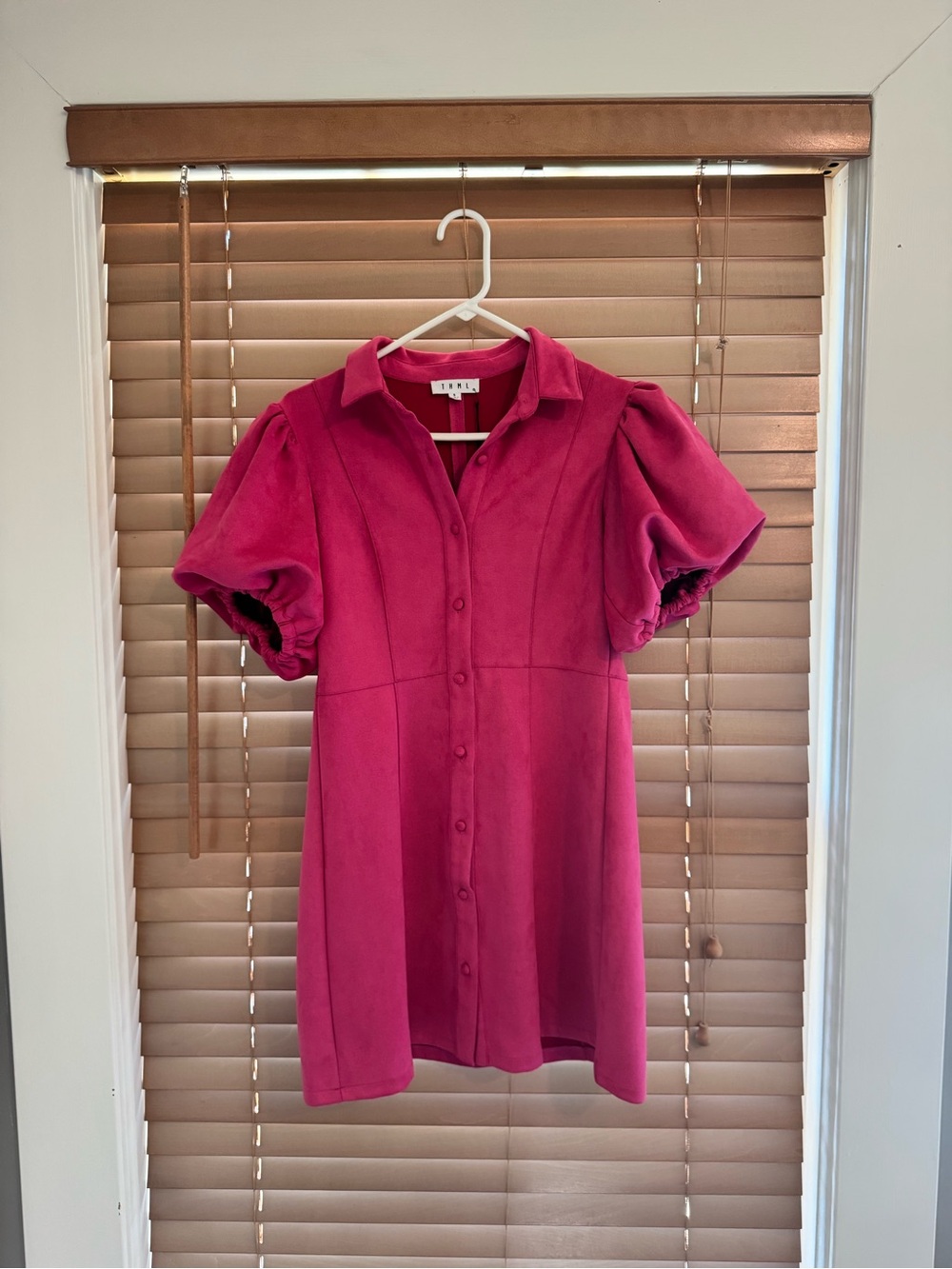 THML Pink Lost In Thoughts Mini Dress
